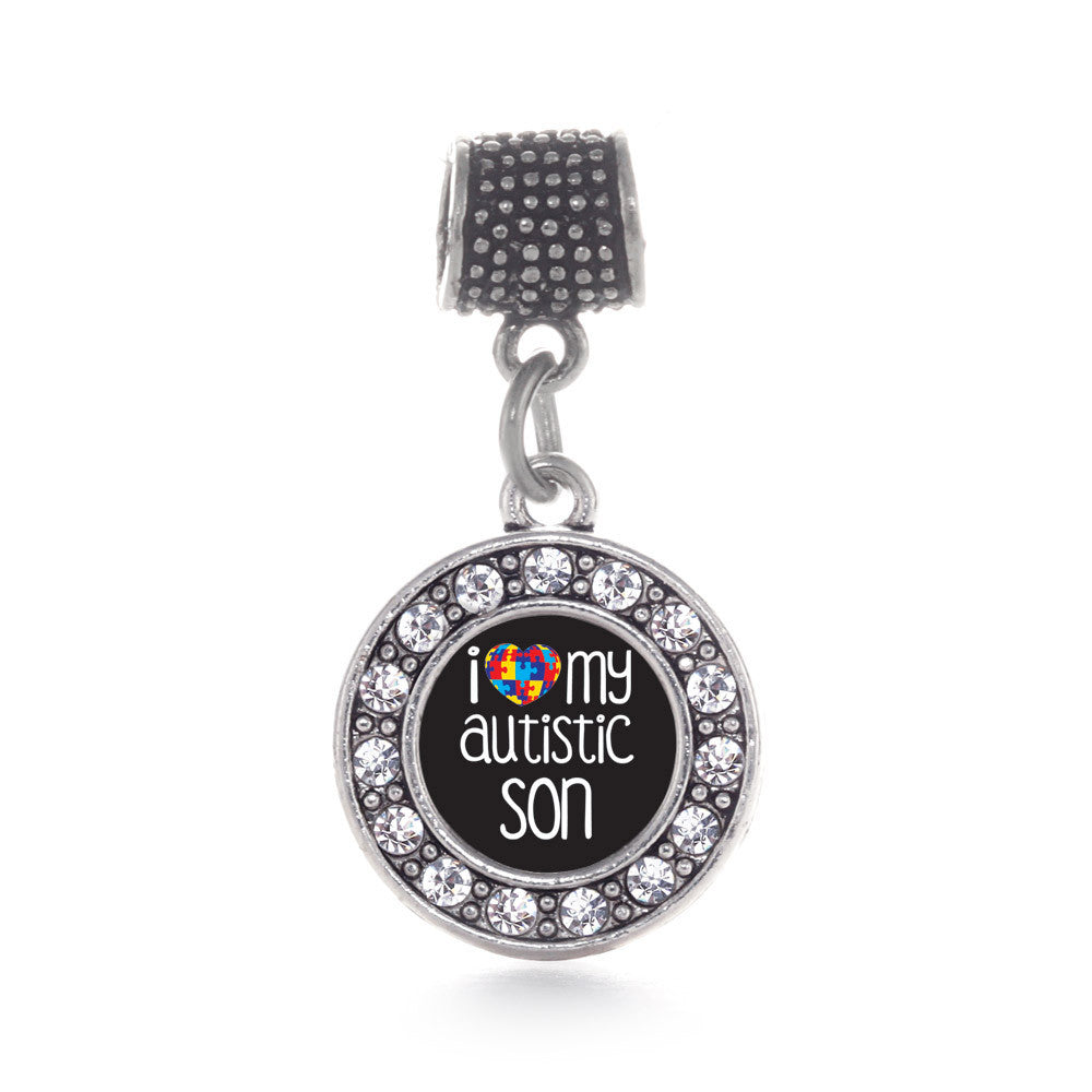 I Love My Autistic Son Circle Charm