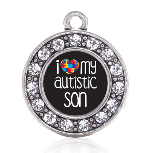 I Love My Autistic Son Circle Charm