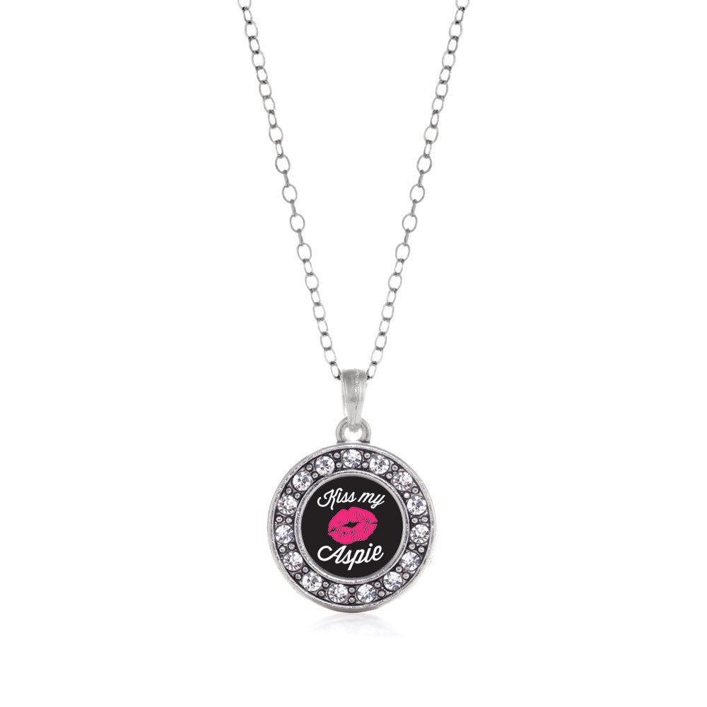 Kiss My Aspie Circle Charm
