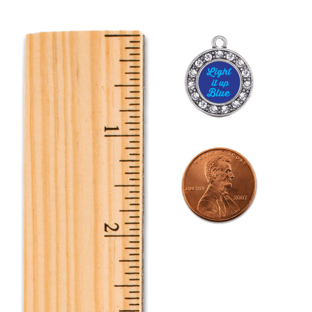 Light It Up Autism Awareness Circle Charm