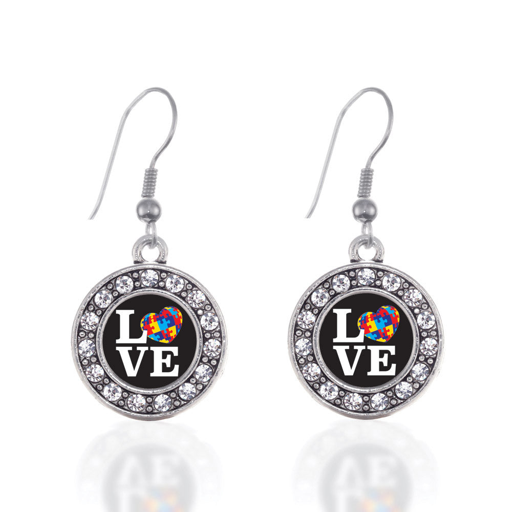 Love Autism Awareness Circle Charm