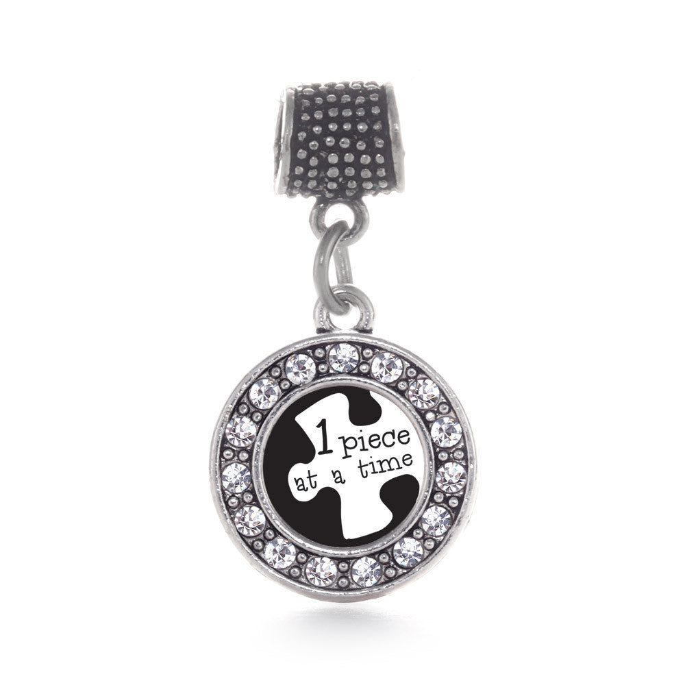 One Piece at a Time Autism Awareness Circle Charm