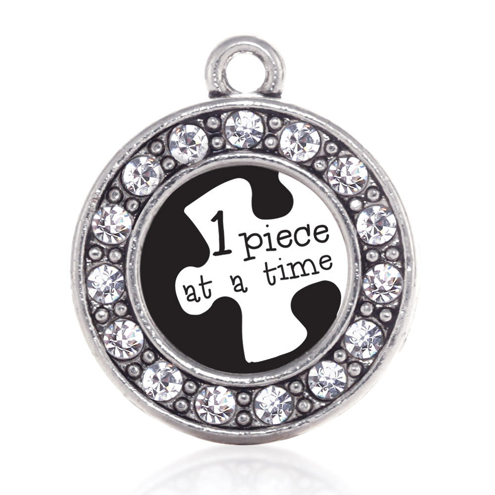 One Piece at a Time Autism Awareness Circle Charm
