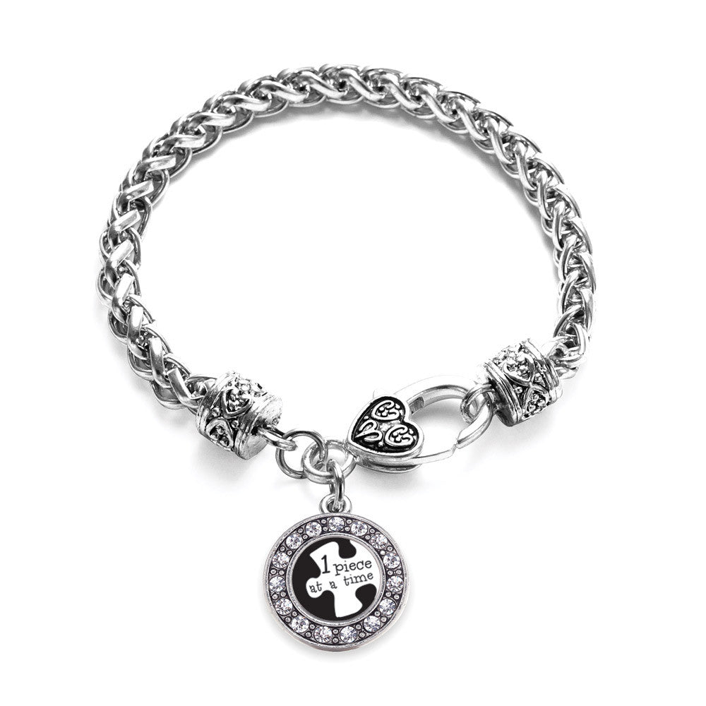 One Piece at a Time Autism Awareness Circle Charm