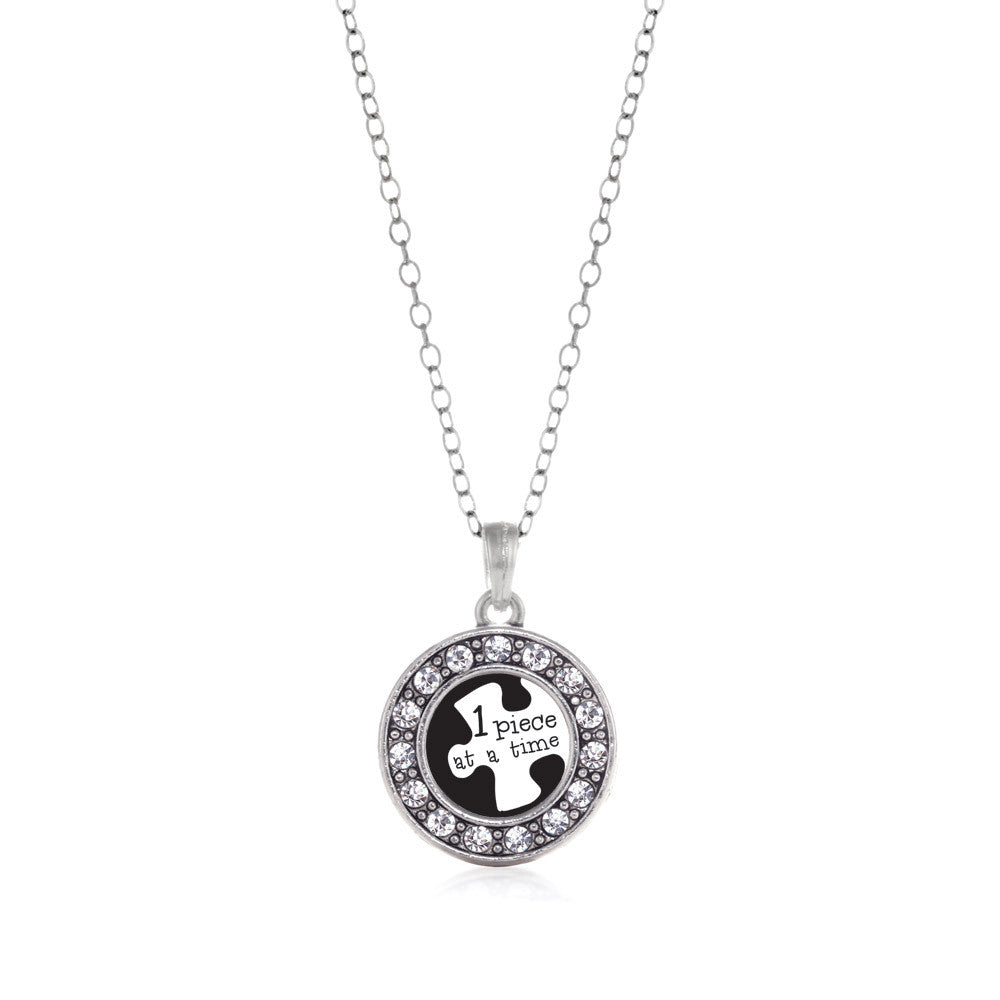 One Piece at a Time Autism Awareness Circle Charm