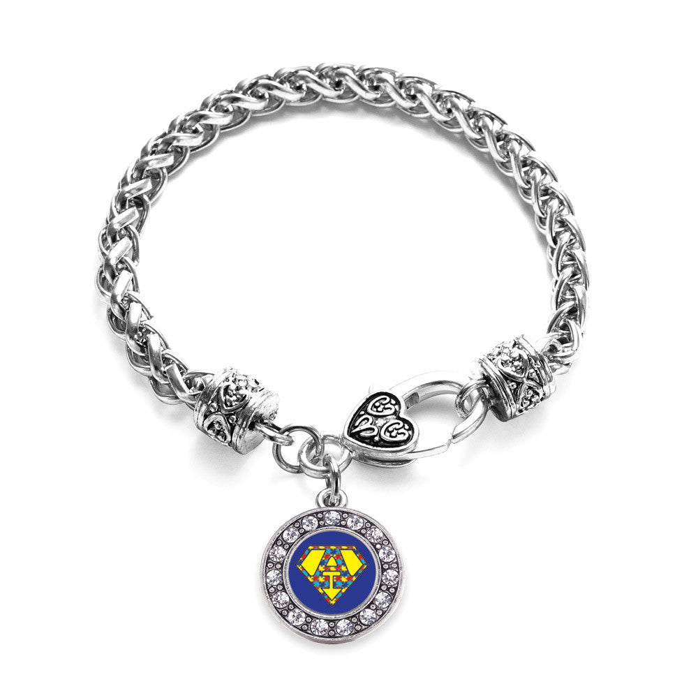 Super Autism Awareness  Circle Charm