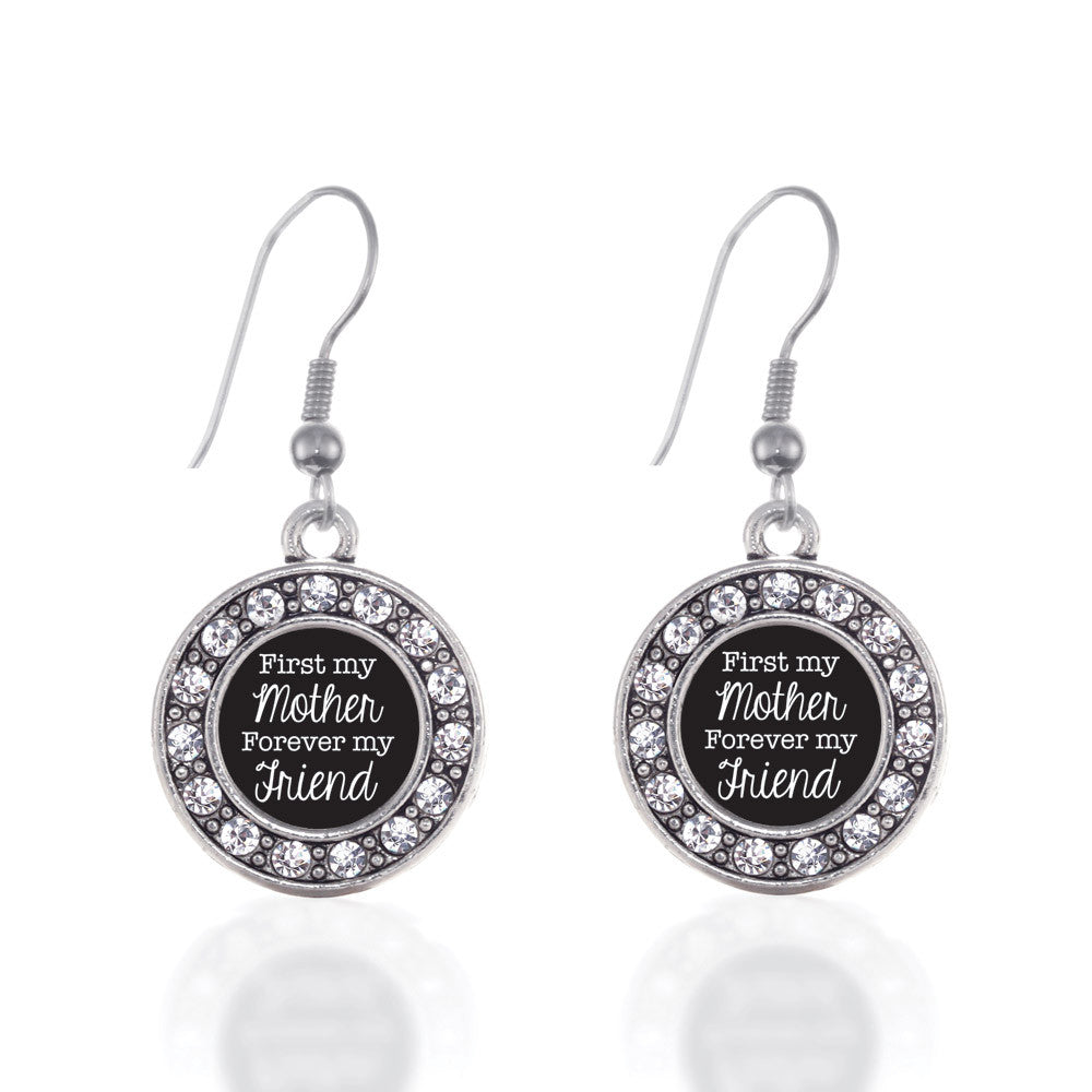First My Mother Forever My Friend  Circle Charm