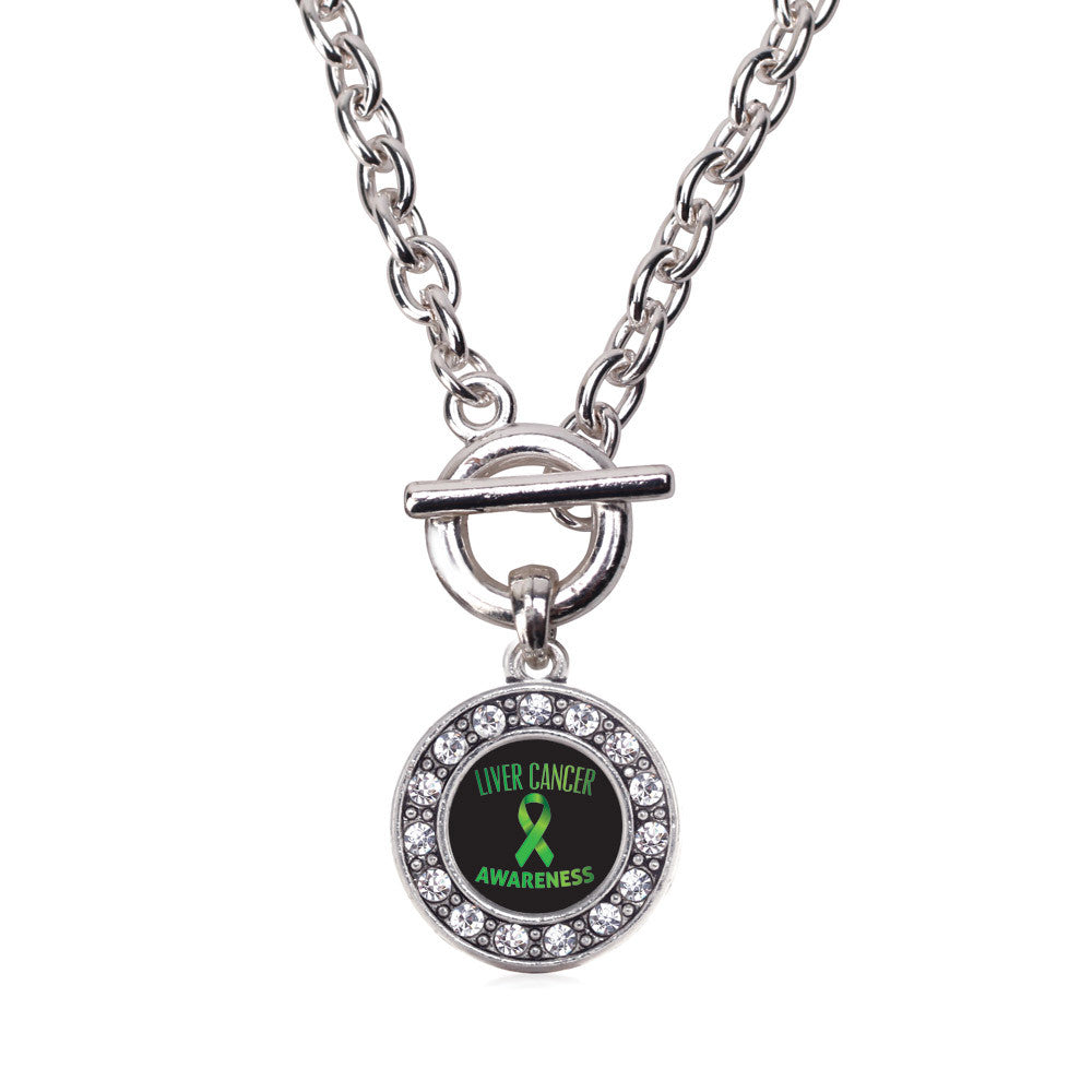 Liver Cancer Awareness  Circle Charm