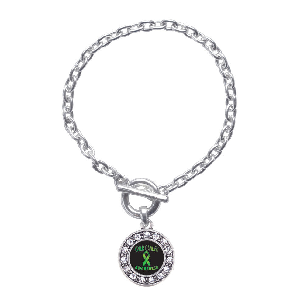Liver Cancer Awareness  Circle Charm
