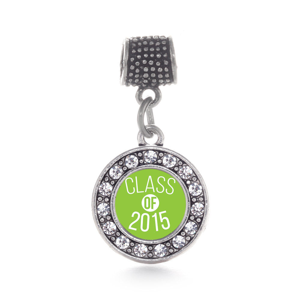Class of 2015 Lime Green Circle Charm