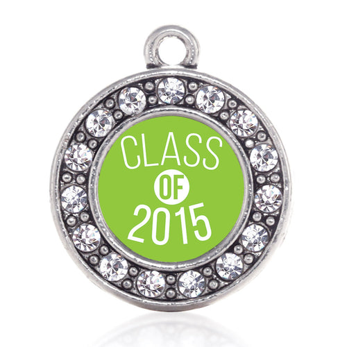 Class of 2015 Lime Green Circle Charm