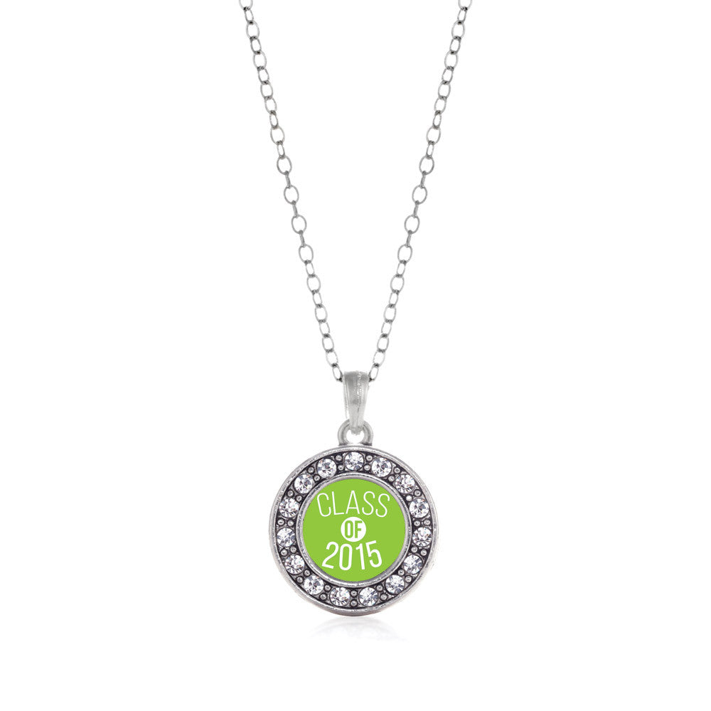 Class of 2015 Lime Green Circle Charm