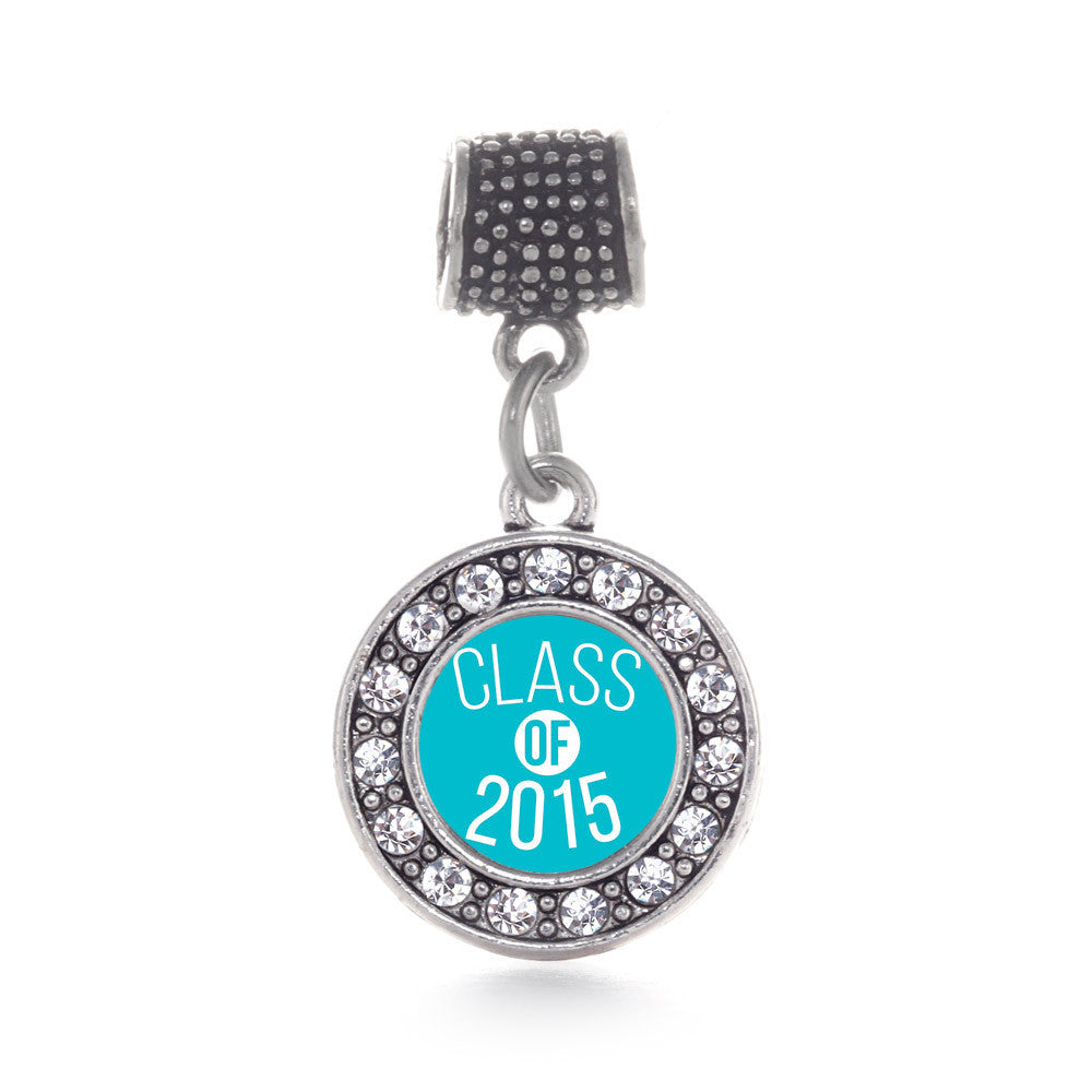 Class of 2015 Teal Circle Charm