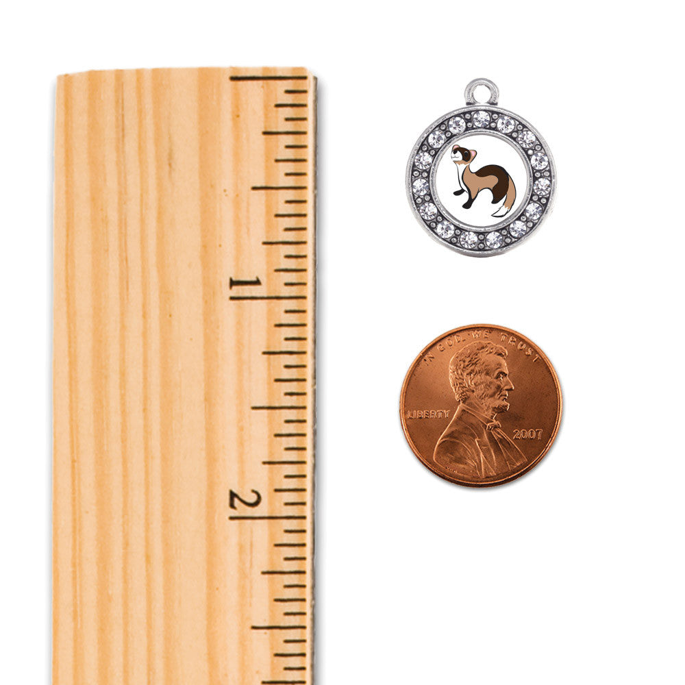 Ferret Circle Charm