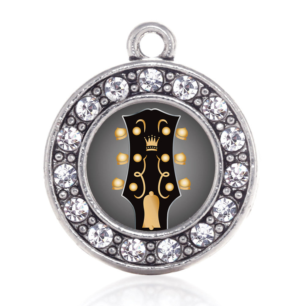 Legendary Guitar Circle Charm