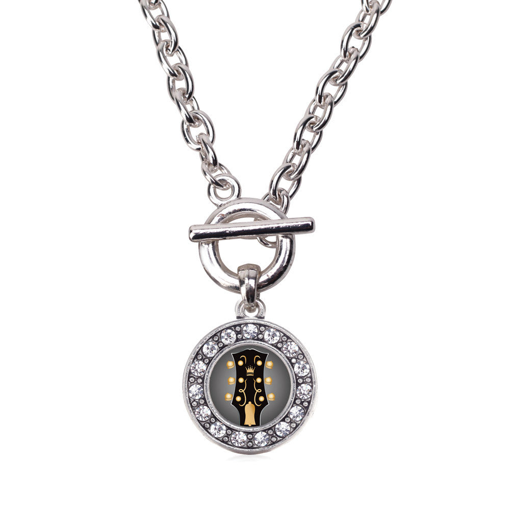 Legendary Guitar Circle Charm