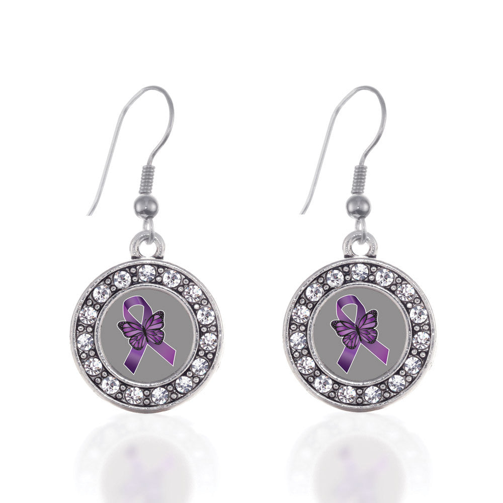 Fibromyalgia Awareness Circle Charm