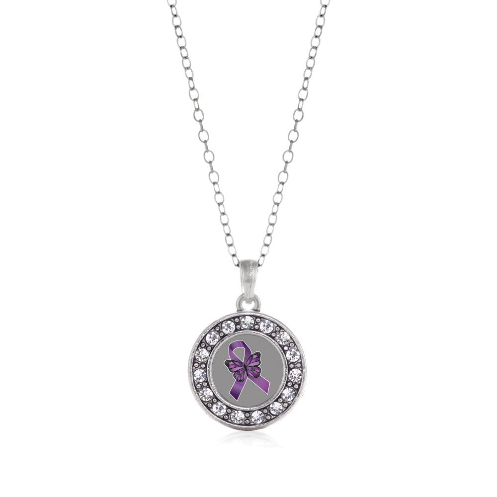 Fibromyalgia Awareness Circle Charm