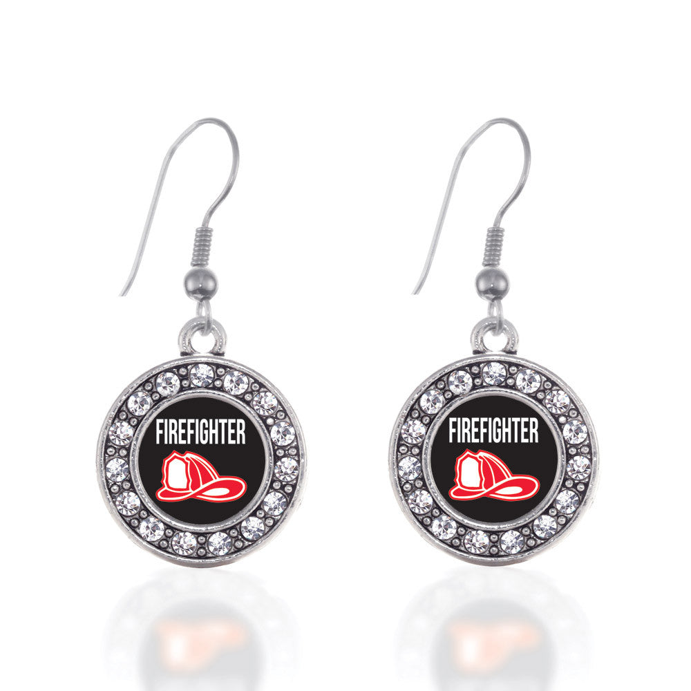 Firefighter Circle Charm