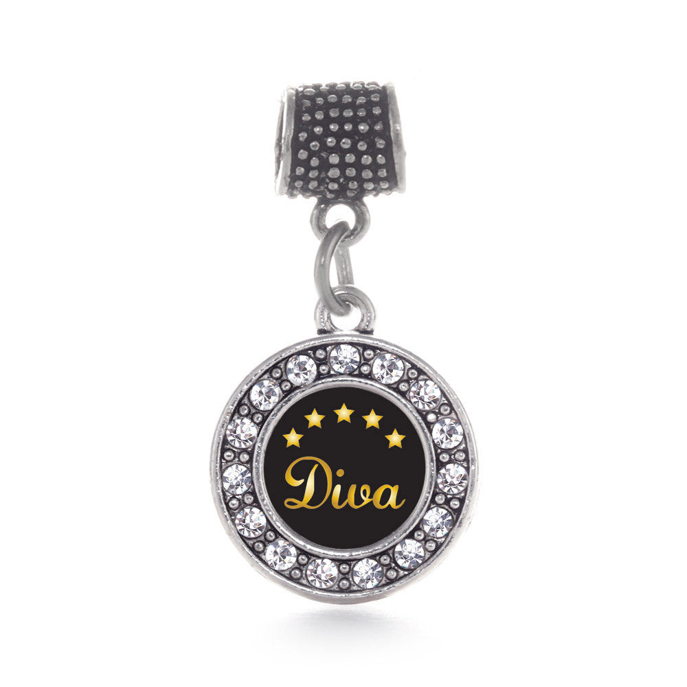 Five Star Diva Circle Charm