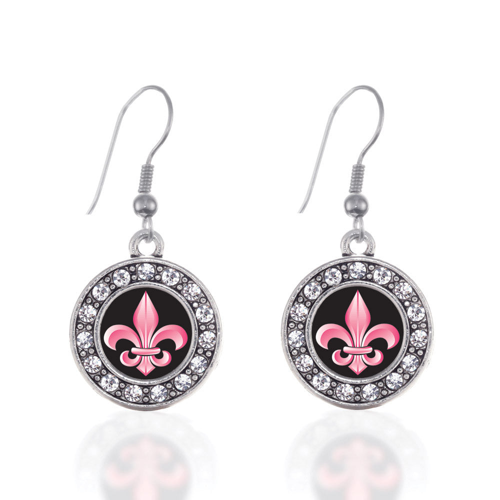 Fleur De Lis Circle Charm