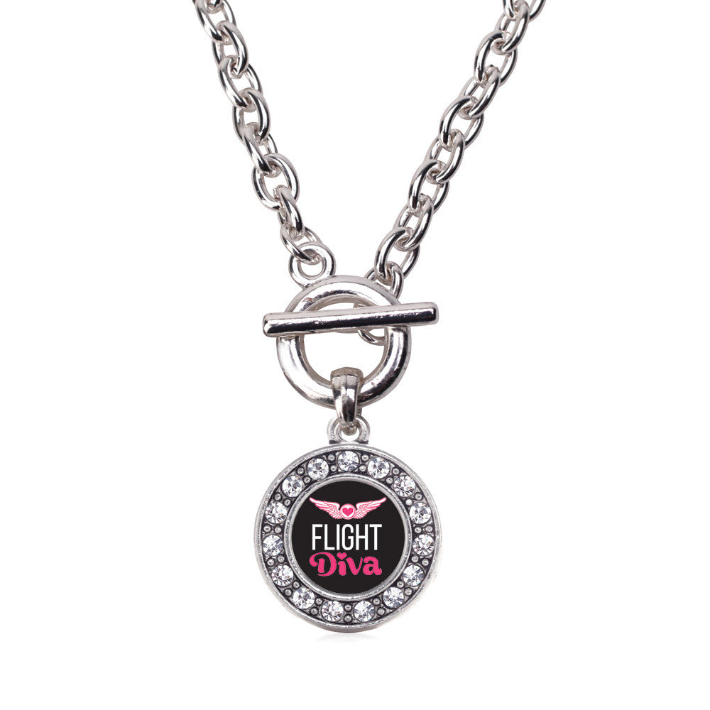Flight Diva Circle Charm