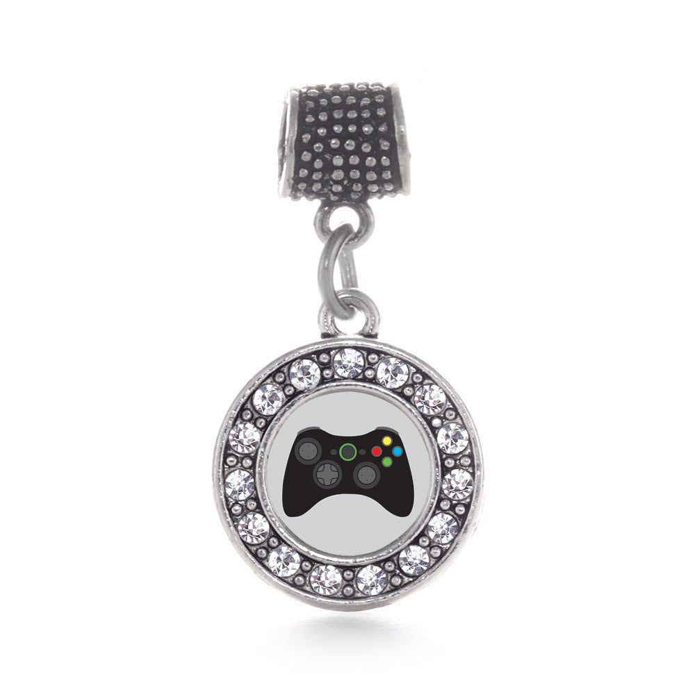 Gamer Girl Circle Charm