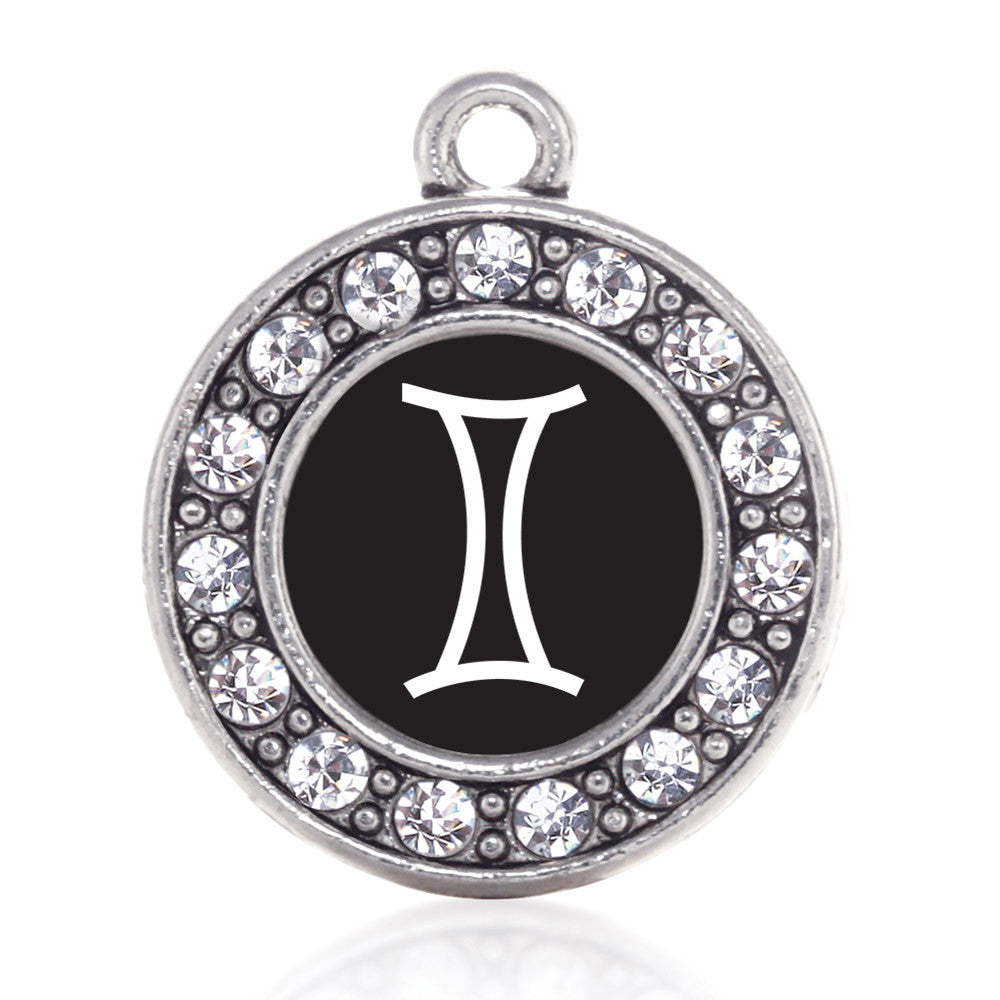 Gemini Zodiac Circle Charm