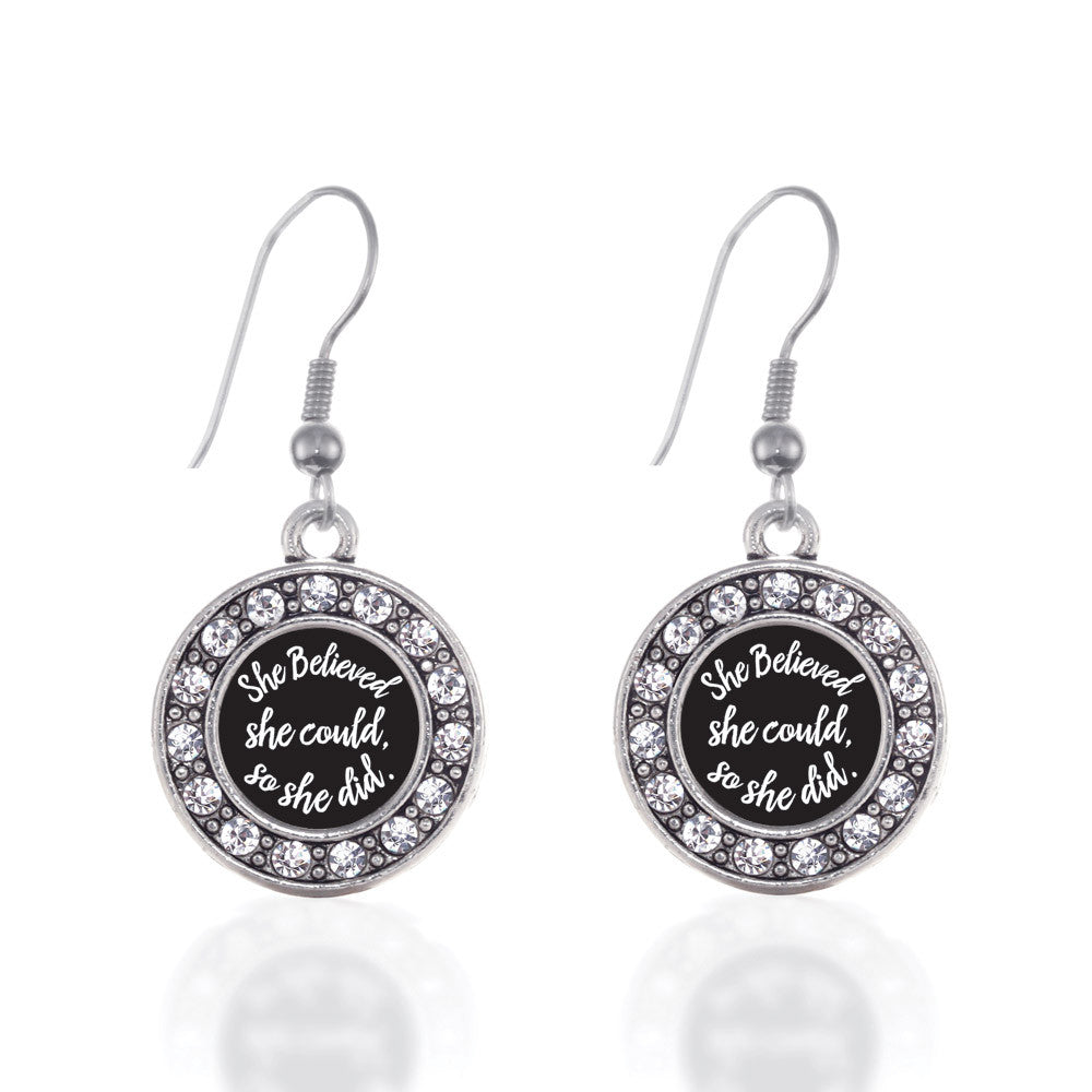 So She Did Circle Charm