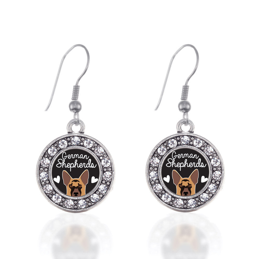 German Shepherd Lover Circle Charm