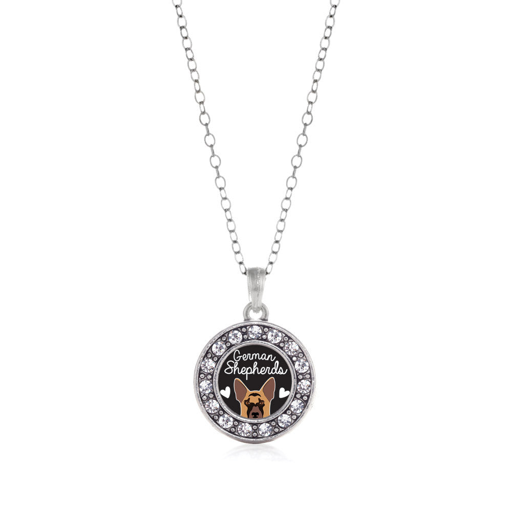 German Shepherd Lover Circle Charm