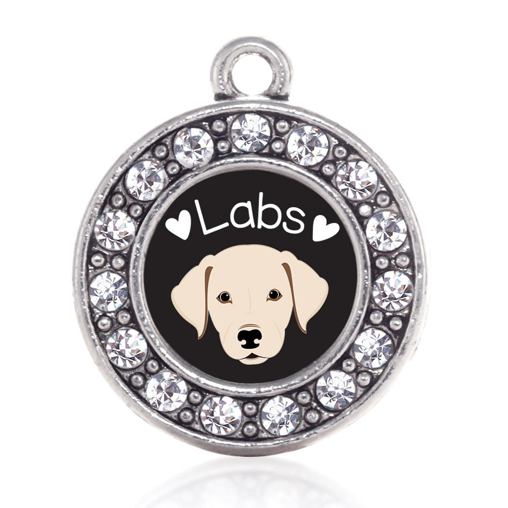 Lab Lover Circle Charm
