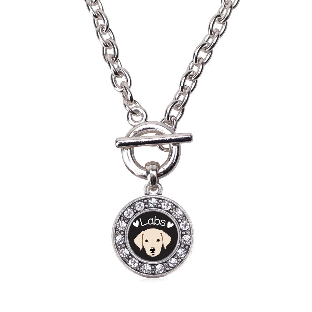 Lab Lover Circle Charm