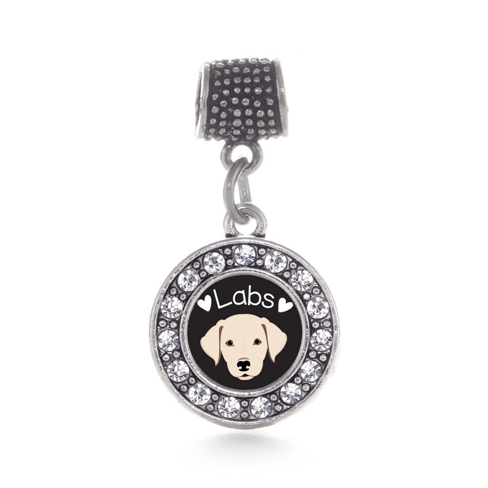 Lab Lover Circle Charm