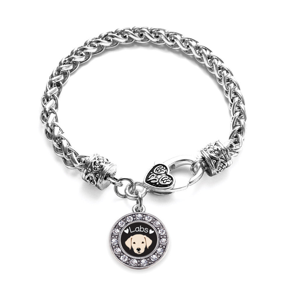 Lab Lover Circle Charm