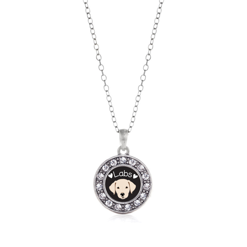 Lab Lover Circle Charm