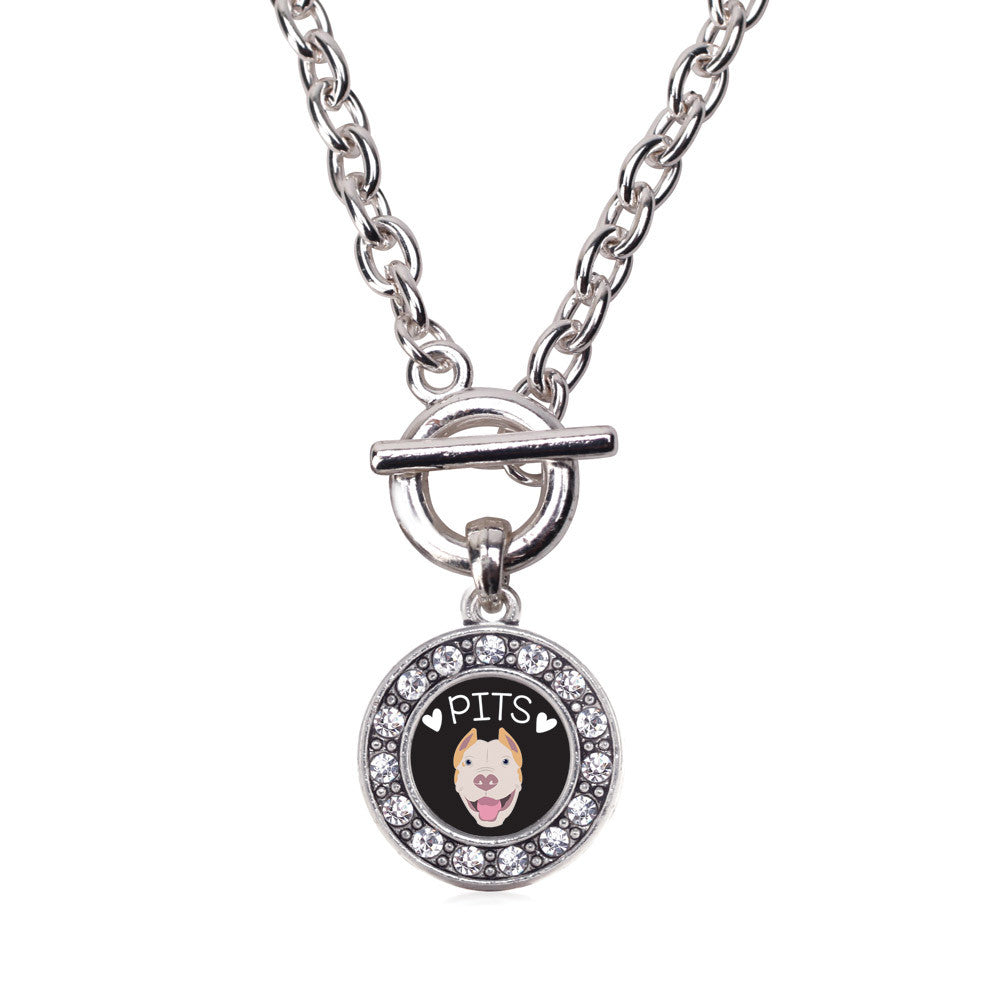 Pit Bull Lover Circle Charm