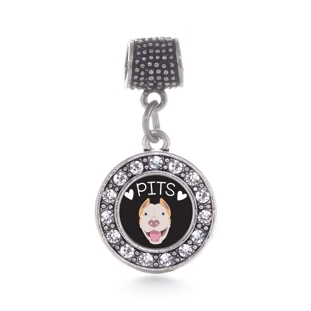 Pit Bull Lover Circle Charm