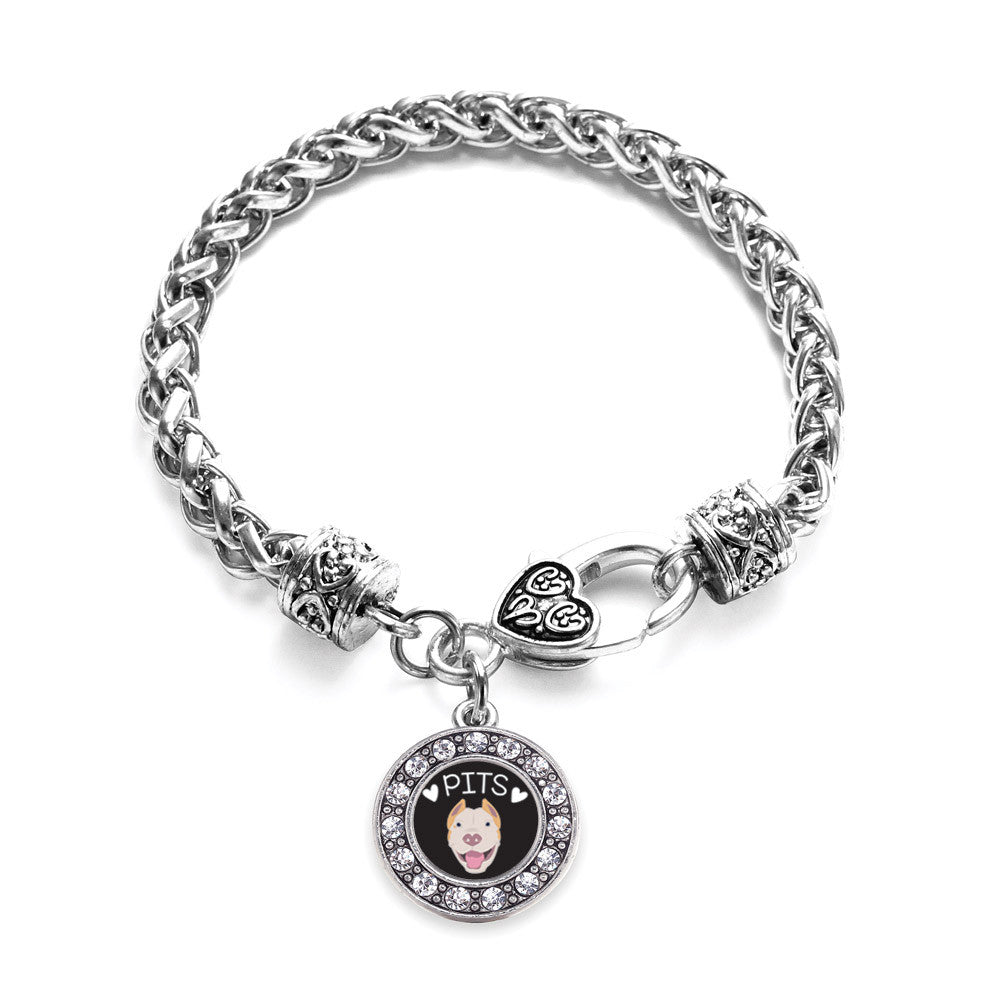 Pit Bull Lover Circle Charm