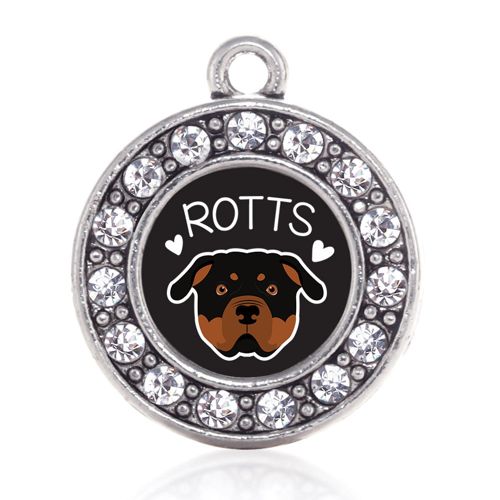 Rottweiler Lover Circle Charm