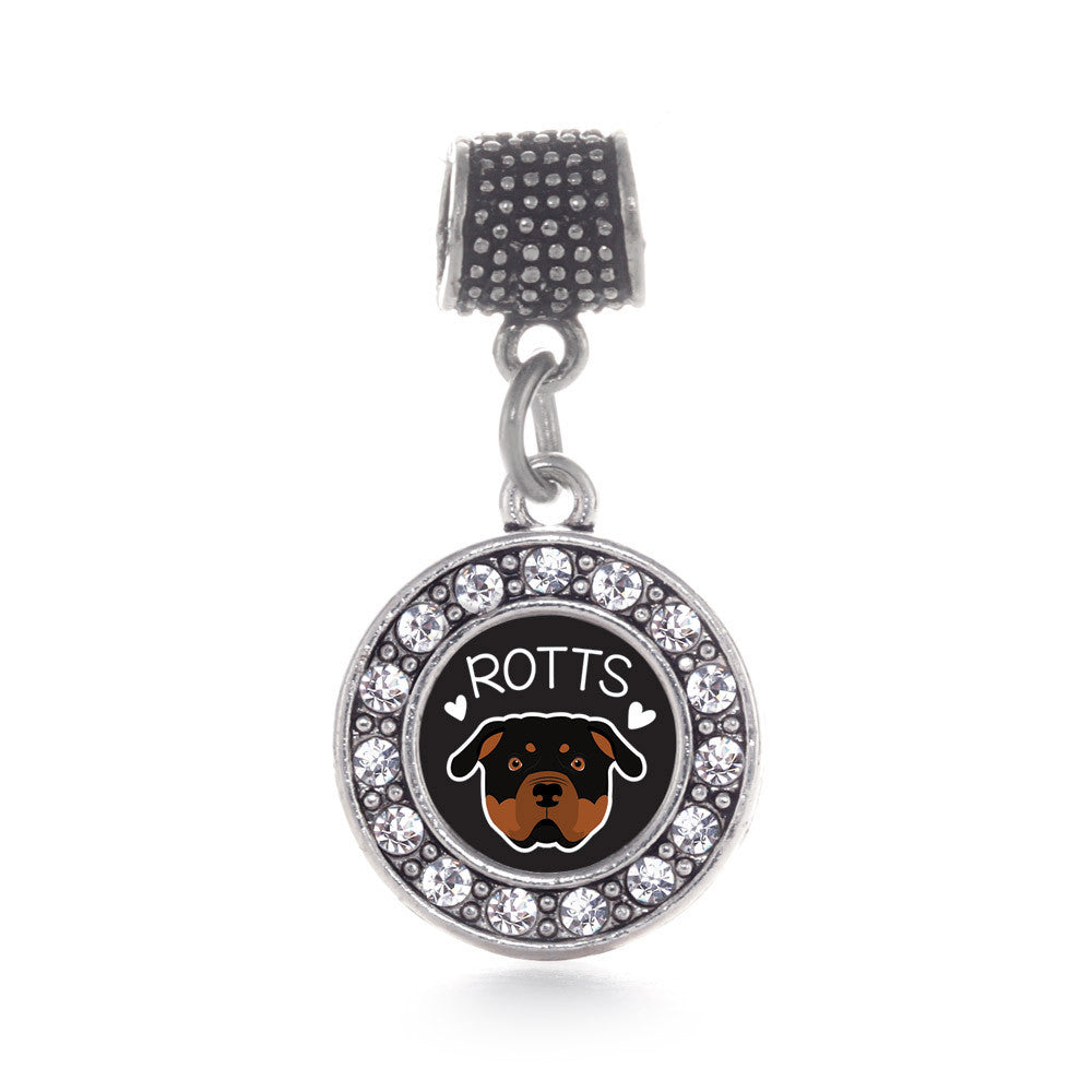 Rottweiler Lover Circle Charm