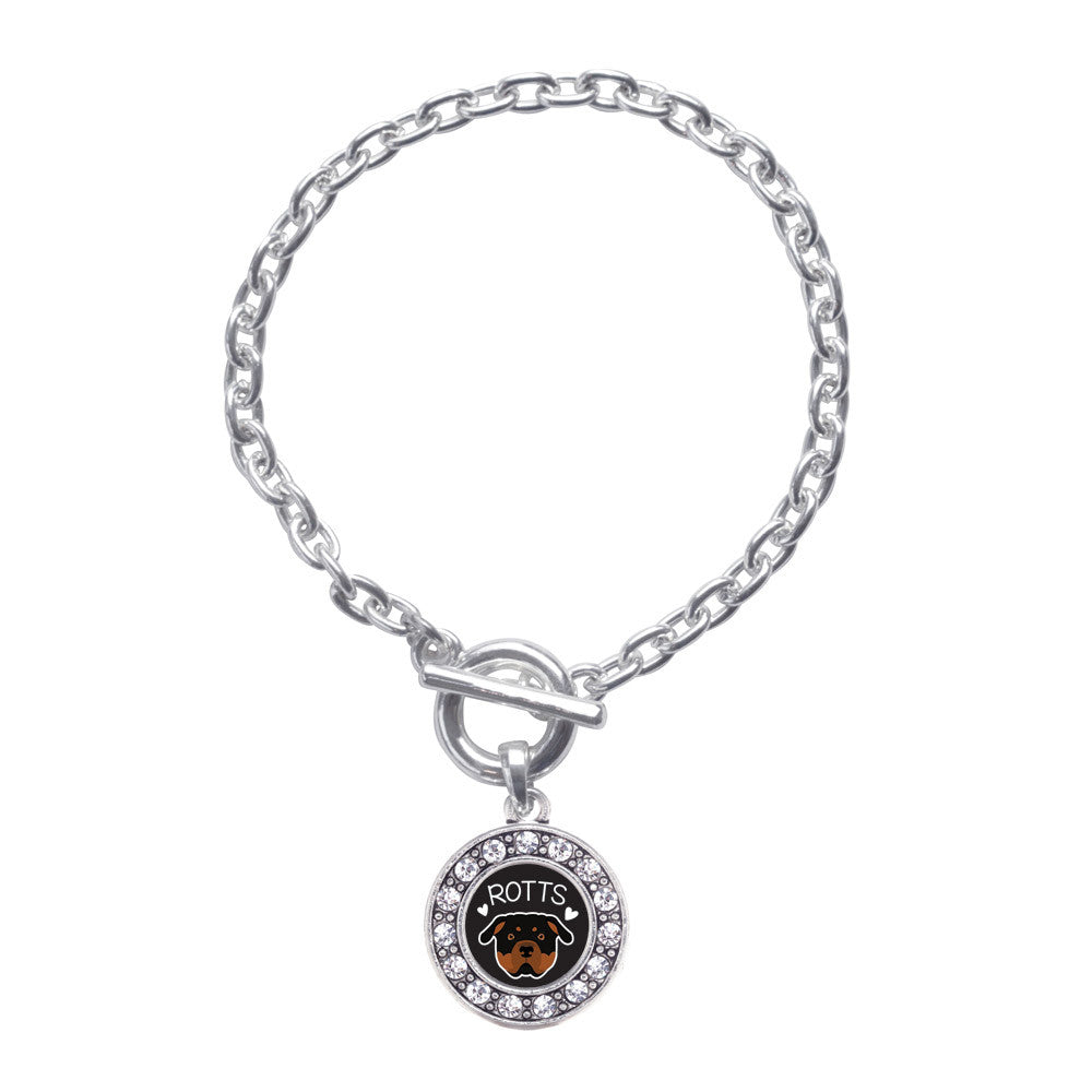 Rottweiler Lover Circle Charm
