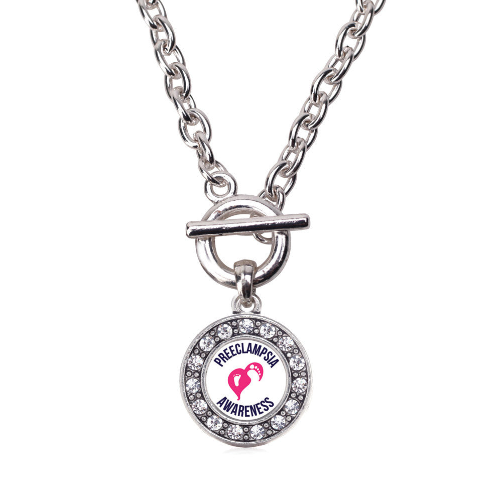 Preeclampsia Awareness Circle Charm