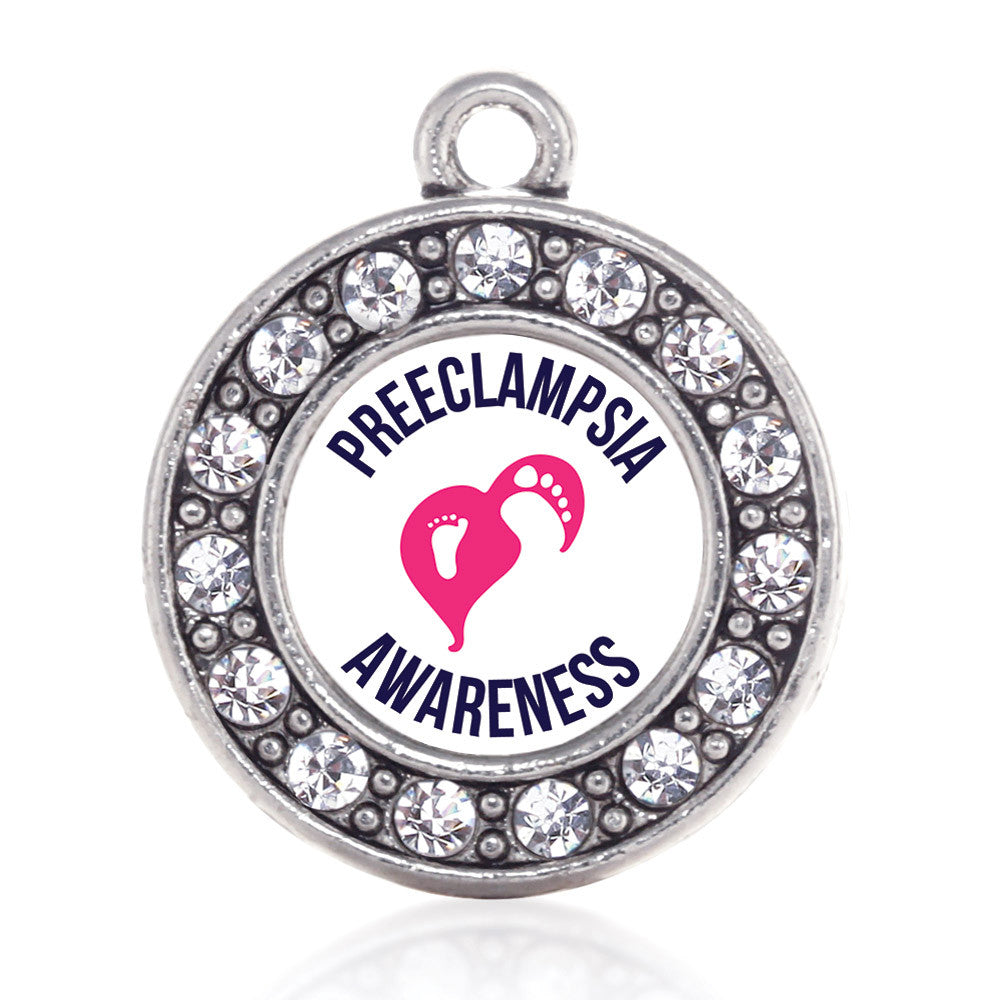 Preeclampsia Awareness Circle Charm