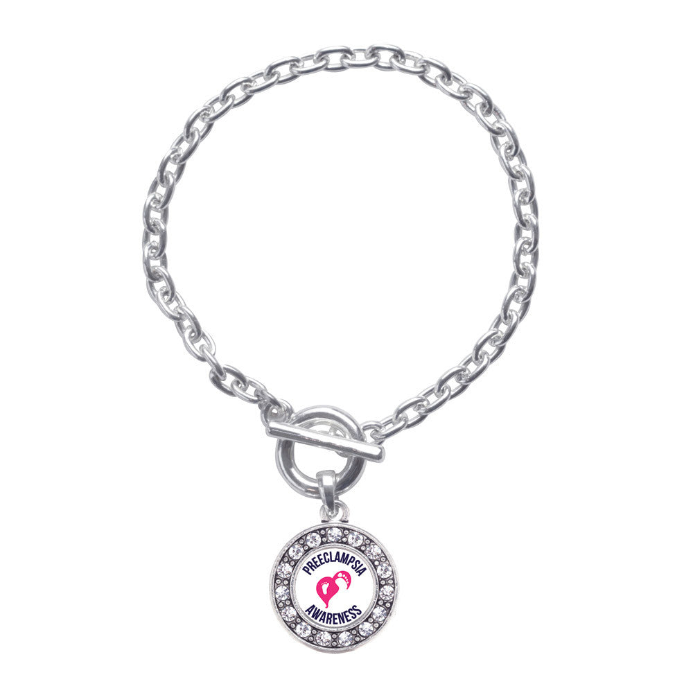 Preeclampsia Awareness Circle Charm