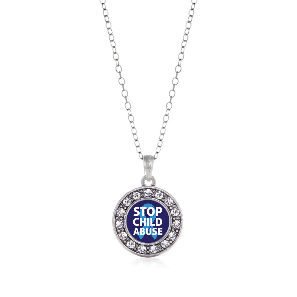 Stop Child Abuse Circle Charm