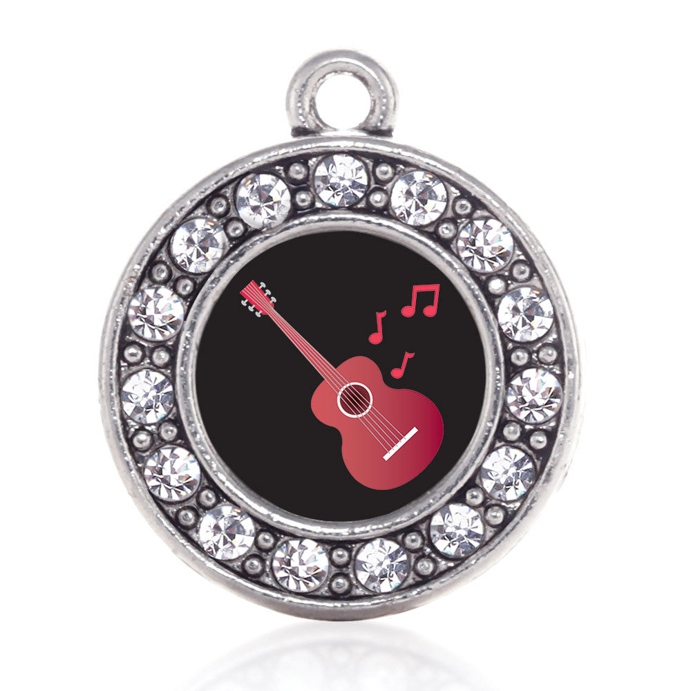 Guitar Lovers Circle Charm