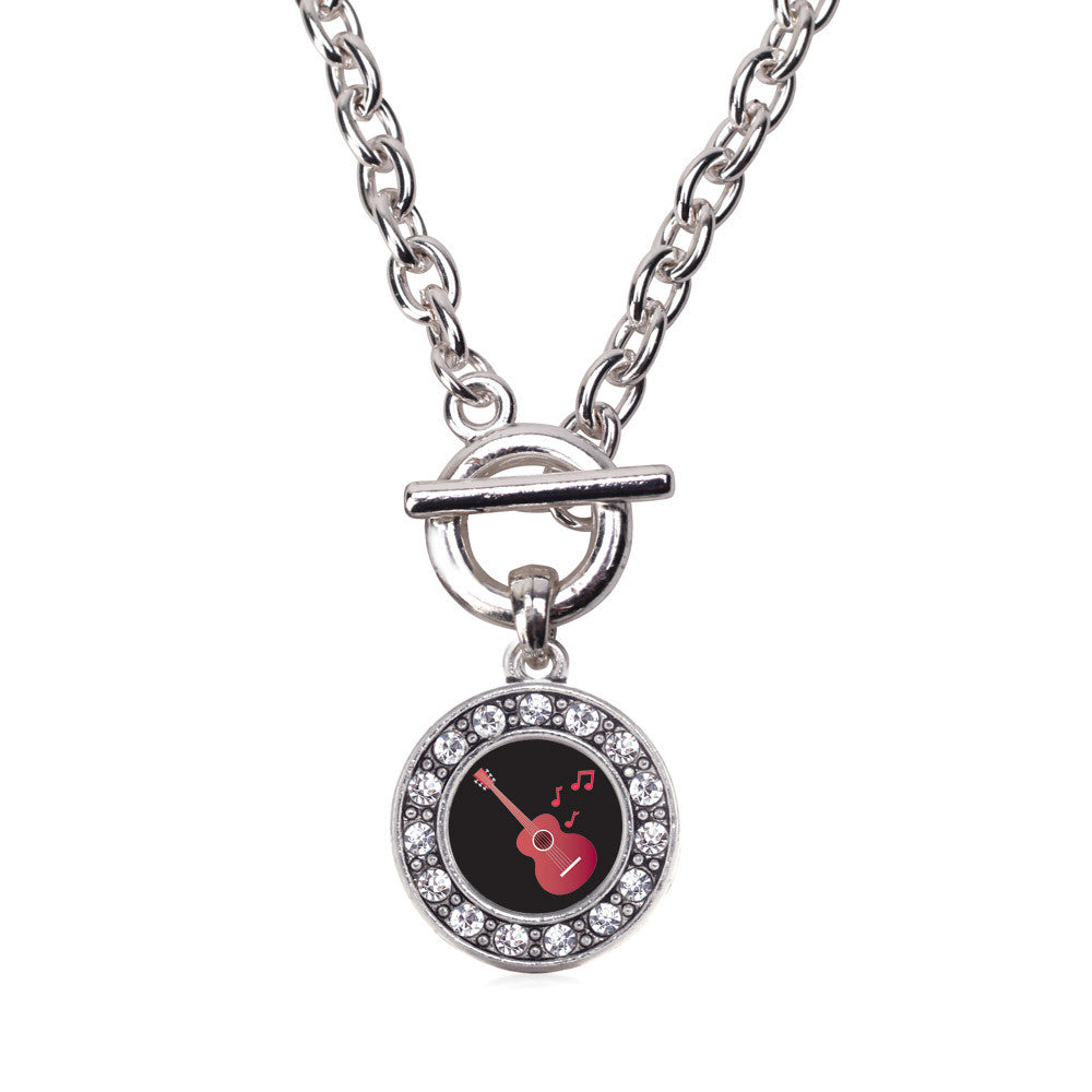 Guitar Lovers Circle Charm
