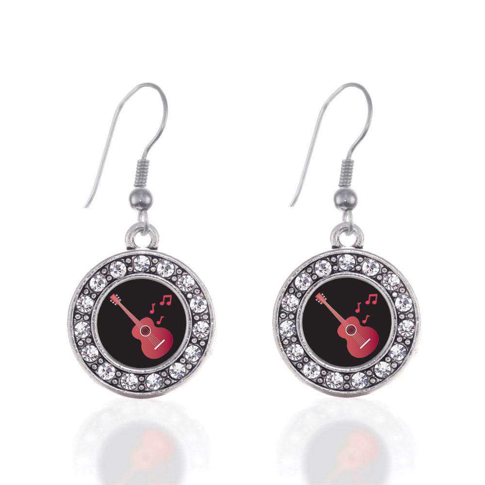 Guitar Lovers Circle Charm