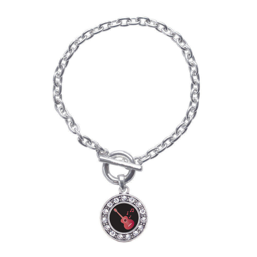 Guitar Lovers Circle Charm